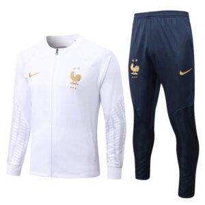 Conjunto de chandal blanco de la Federación Francesa de Fútbol 2022-2023