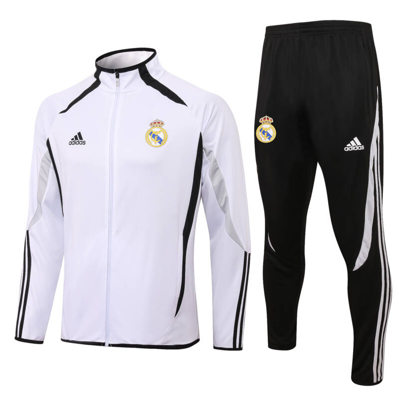 Conjunto de chándal blanco del Real Madrid 2022-2023 Conjunto de chándal blanco del Real Madrid 2022-2023