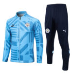 Conjunto de chándal celeste del Manchester City 2022-2023