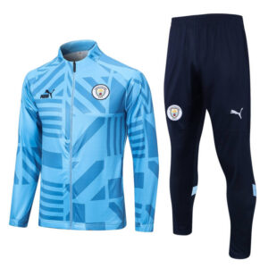 Conjunto de chándal celeste del Manchester City 2022-2023