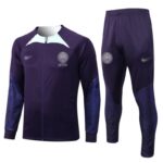 Conjunto de chándal morado del Milan 2022-2023