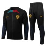 Conjunto de chándal negro de la Federación Portuguesa de Fútbol 2022-2023