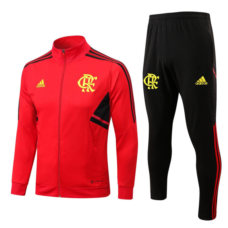 Conjunto de chándal rojo del Flamengo 2022-2023 Conjunto de chándal rojo del Flamengo 2022-2023