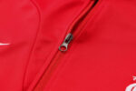Cremallera de la chaqueta del chándal rojo del Liverpool 2022-2023