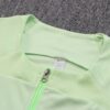 Cuello de la chaqueta del chándal verde del CBF 2022-2023