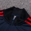 Cuello del chándal azul zafiro del Arsenal 2022-2023