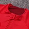 Cuello del chándal rojo del Liverpool 2022-2023