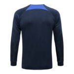 Dorso de la chaqueta del chándal zafiro del Chelsea 2022-2023