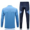 Dorso del conjunto de chándal celeste del Manchester United 2022-2023 - copia