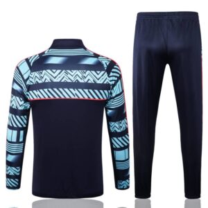 Dorso del conjunto del chándal azul oscuro del Manchester City 2022-2023