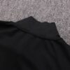 Dorso del cuello del chándal negro de la Juventus 2022-2023