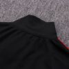 Dorso del cuello del chándal negro del Manchester United 2022-2023
