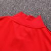 Dorso del cuello del conjunto de chándal rojo del Flamengo 2022-2023