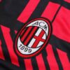Escudo del chándal negro de la A.C Milan 2022-2023