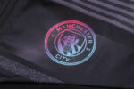 Escudo del chándal negro del Manchester City 2022-2023