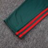 Puños del pantalón del chándal verde oscuro de México 2022-2023