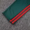Puños del pantalón del chándal verde oscuro de México 2022-2023