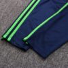 Tobillo del pantalón del chándal verde del Juventus 2022-2023