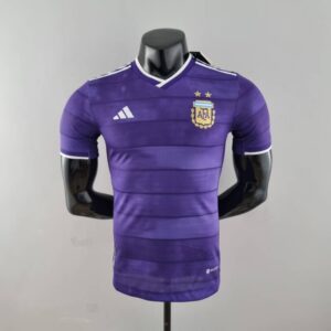 Camiseta Argentina player version Morado 2022-2023 frontal