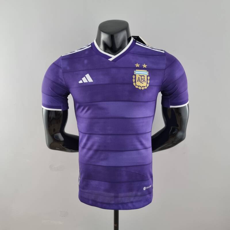 Camiseta Argentina player version Morado 2022-2023 frontal Camiseta Argentina player version Morado 2022-2023 frontal