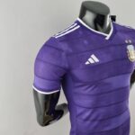 Camiseta Argentina player version Morado 2022-2023 lateral