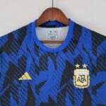Camiseta Argentina versión Azul 2022-2023 cuello