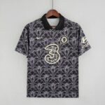 Camiseta Chelsea clásica Negra dorada 2022-2023 frontal