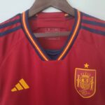Camiseta España primera equipación Mundial Qatar 2022- Mujer cuello
