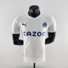 Camiseta Olympique de Marsella versión jugador local 2022-2023 frontal