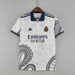 Camiseta Real Madrid drangon chino blanco 2022-2023 frontal