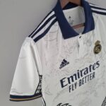 Camiseta Real Madrid drangon chino blanco 2022-2023 lateral
