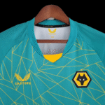 Camiseta de visitantes Wolverhampton 2022-2023 cuello