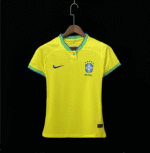 Camiseta local de Brasil mujer versión fan 22-23 Frontal