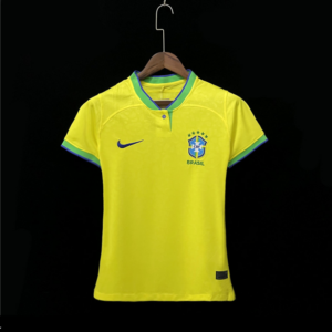 Camiseta local de Brasil mujer versión fan 22-23 Frontal