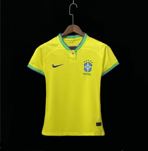 Camiseta local de Brasil mujer versión fan 22-23 Frontal