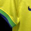 Camiseta local de Brasil mujer versión fan 22-23 manga