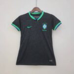 Camiseta negra Brasil edición especial Mujer 2022-2023 frontal