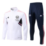 Conjunto de chándal blanco del arsenal 2022-2023