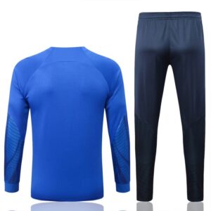Dorso del conjunto del Chándal azul del Paris Saint-Germain 2022-2023