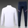 Dorso del conjunto del chándal blanco del arsenal 2022-2023
