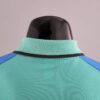 Polo FC Barcelona verde 2022-2023 dorso del cuello