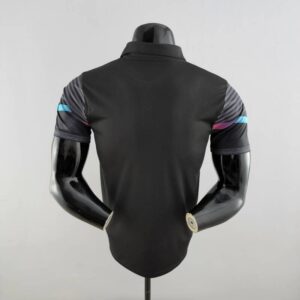 Polo Manchester City Negro 2022-2023 dorso