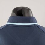 Polo PSG Azul real 2022-2023 dorso del cuello