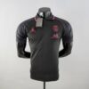 Polo PSG negro 2022-2023 frontal