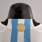 camiseta de argentina con 3 estrellas cuello