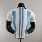 camiseta de argentina con 3 estrellas dorsal