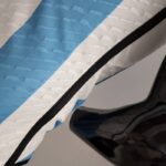 camiseta de argentina con 3 estrellas relieve