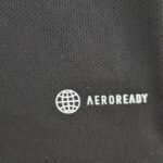 camiseta arsenal negra 2023 logo aeroready