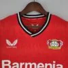 Camiseta Bayer 04 Leverkusen primera equipación 2022-2023 cuello frontal