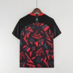 Camiseta Brasil entrenamiento Rojo-Negro 2022-2023 dorso